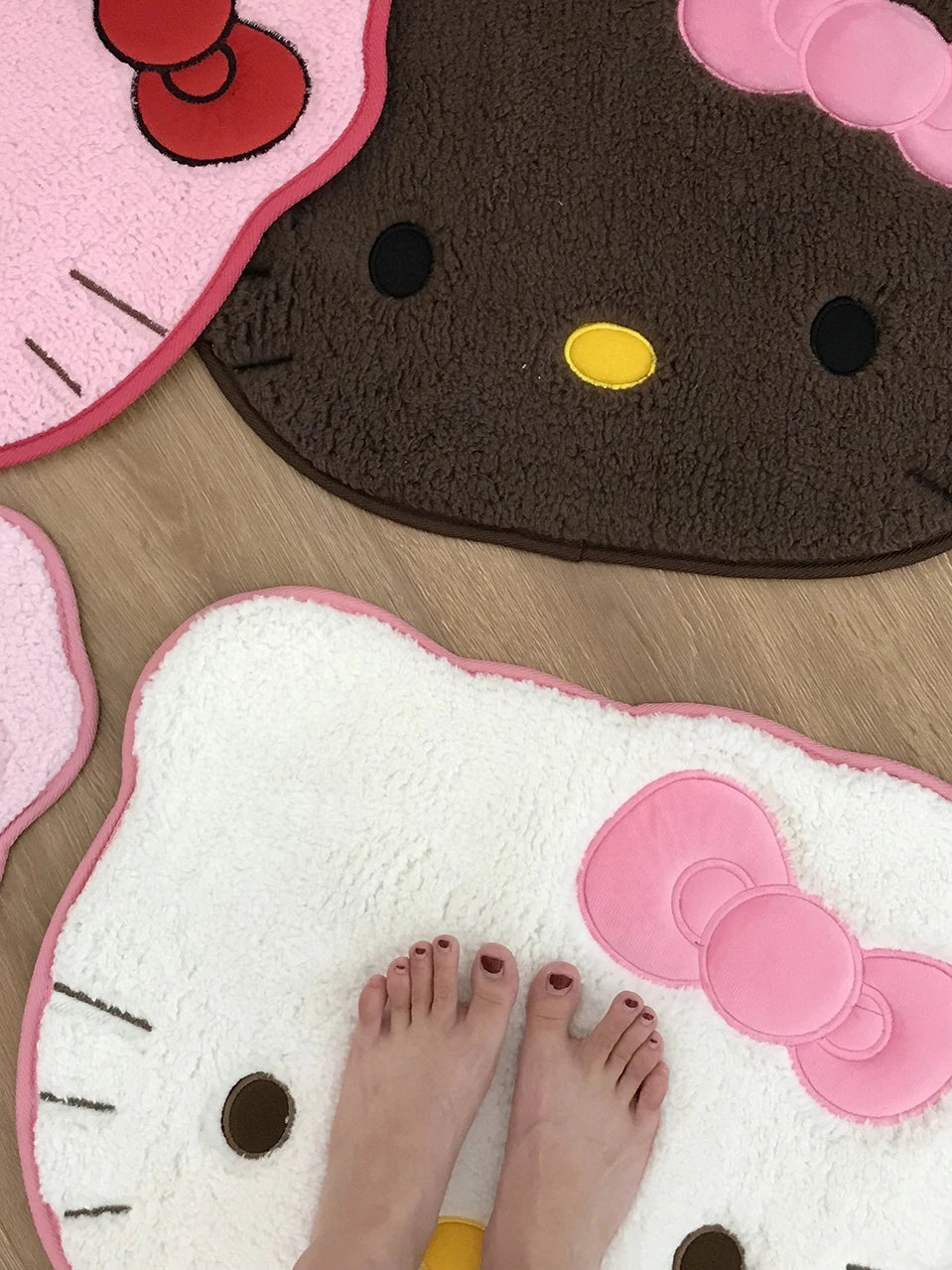 Tapete de Banheiro Antiderrapante Hello Kitty (50x60cm)