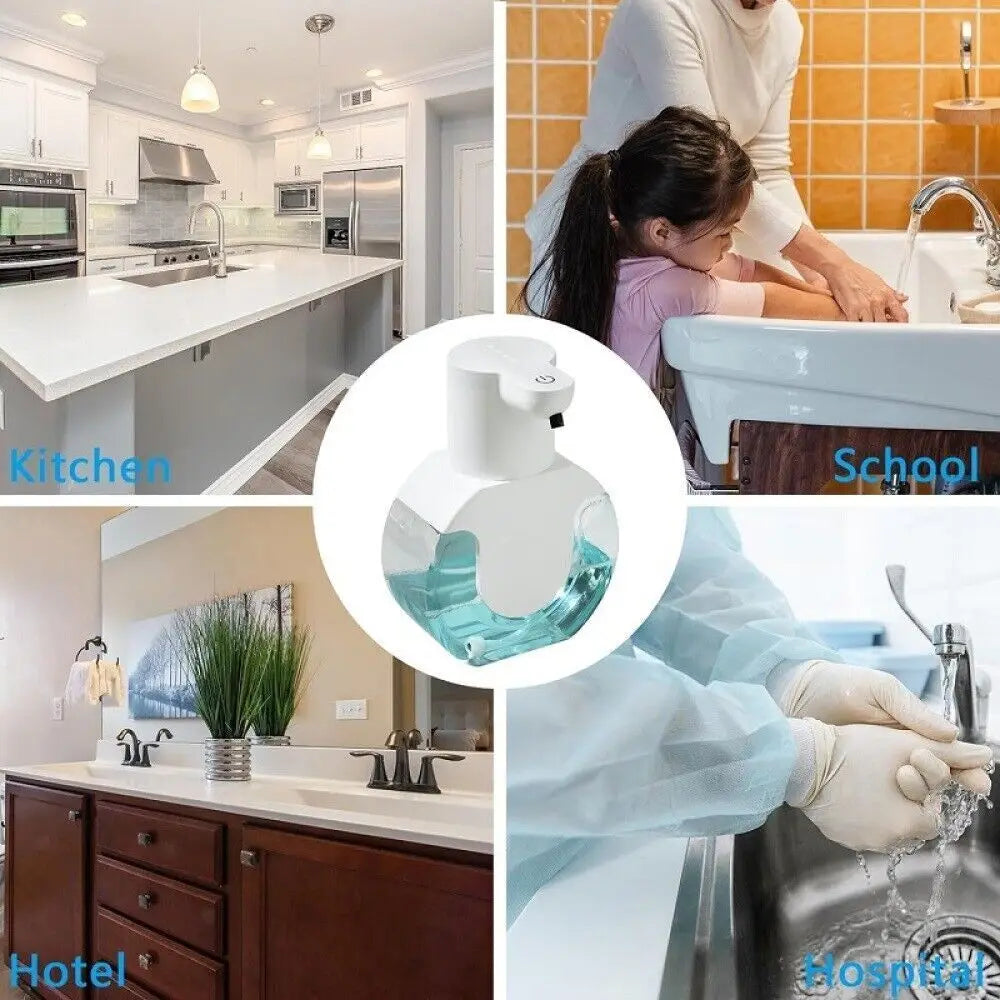 Saboneteira Automática de Espuma para Parede ou Bancada (4 Níveis)