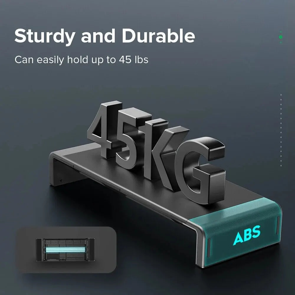 Suporte Ergonômico para Monitor e Notebook (Base de Mesa)