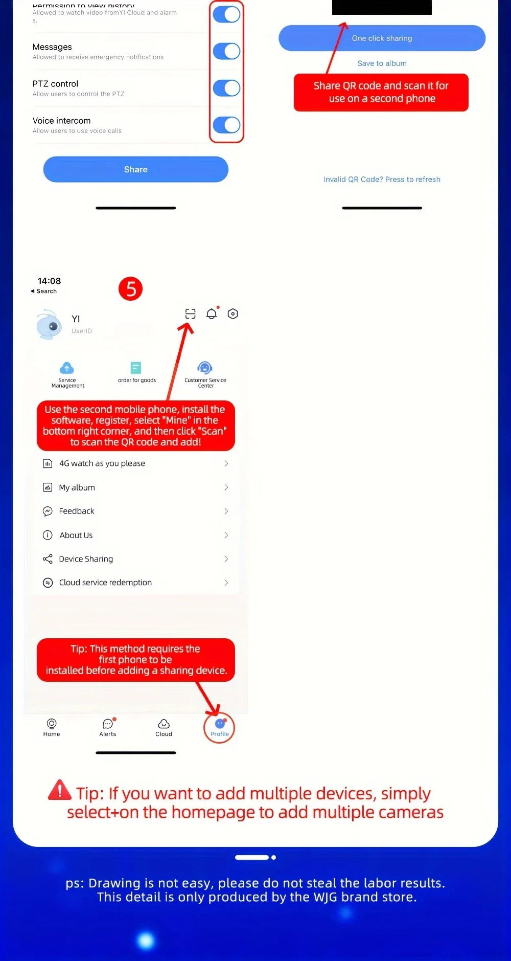 Câmera de Segurança Wifi 1080p com Rastreamento Automático