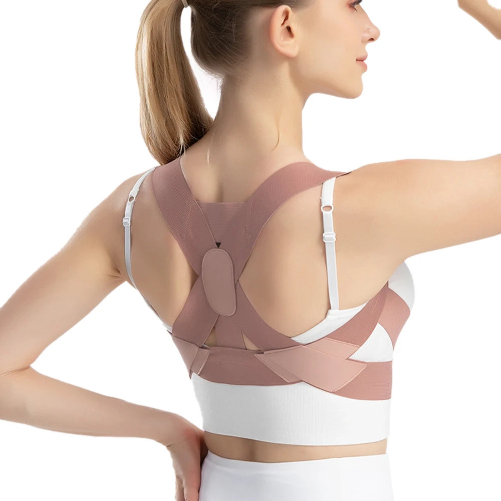 Corretor Postural Ajustável para Alívio de Dores e Correção de Coluna