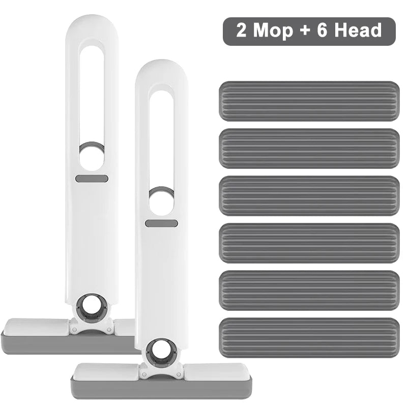 Mini Mop Portátil com Esponja Absorvente - Opções de Kit