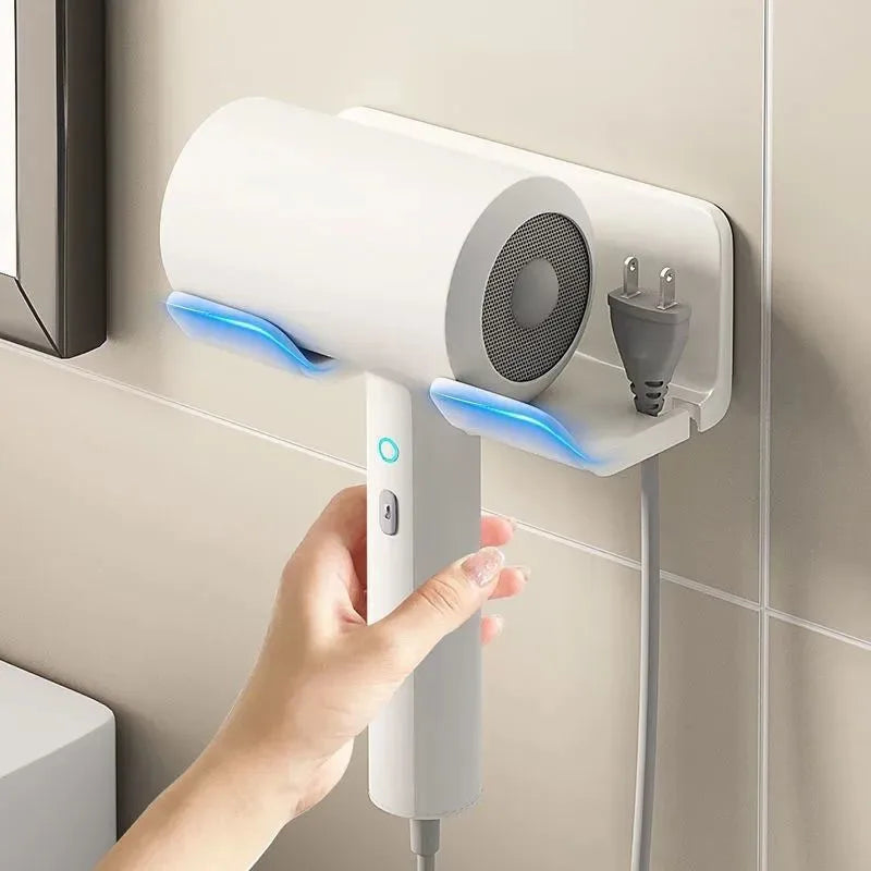 Organizador de Banheiro Multiuso para Secador, Pentes e Celular (Adesivo)