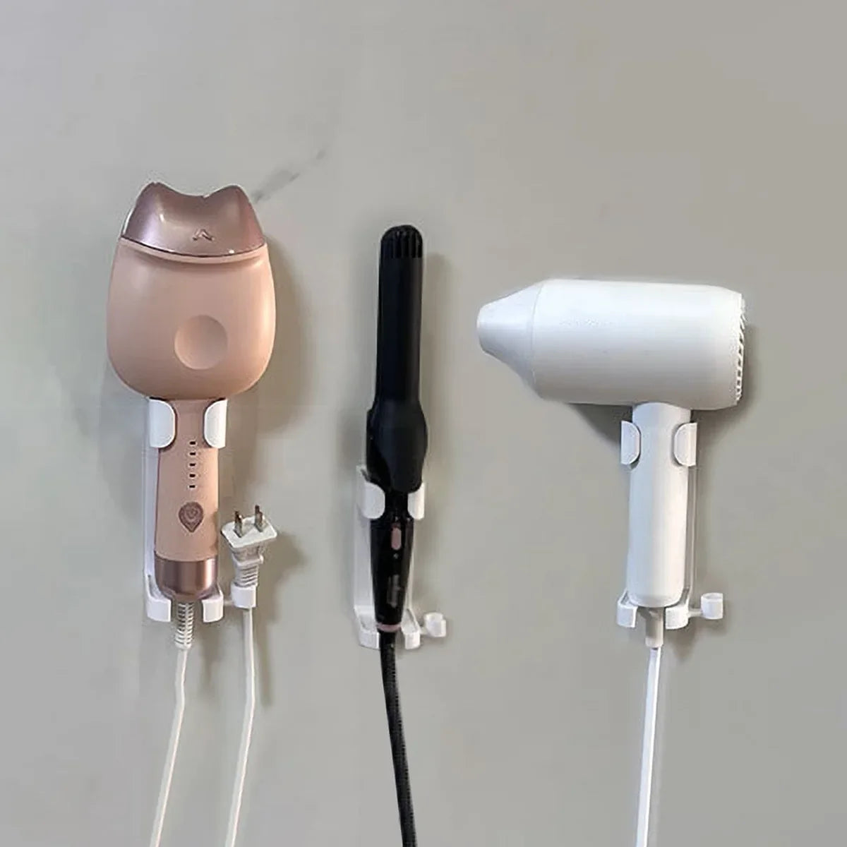 Suporte Multiuso para Acessórios de Cabelo - Instalação sem Furos