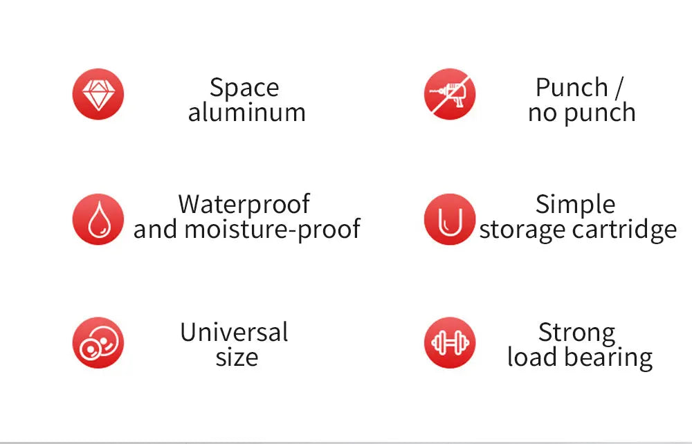 Prateleira de Canto em Alumínio para Acessórios de Banheiro FALANGSHI
