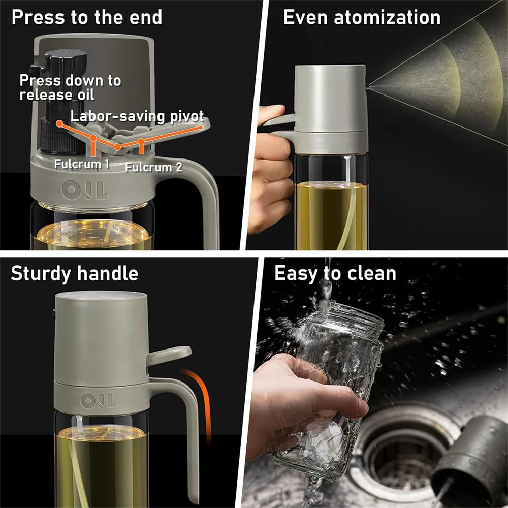 Spray de Óleo para Cozinhar 250ml (Vidro)