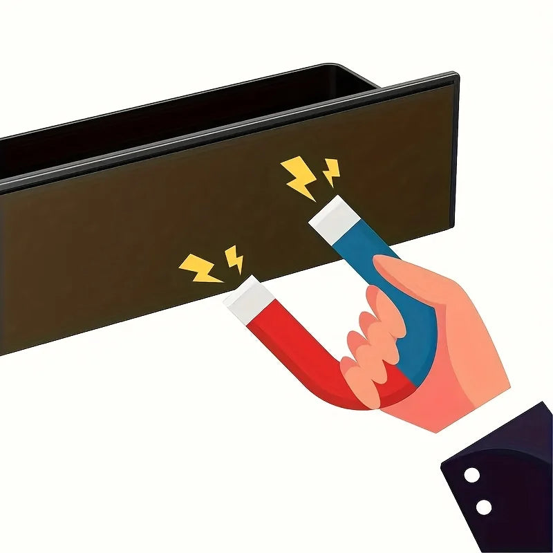 Kit com 2 Prateleiras Magnéticas para Geladeira