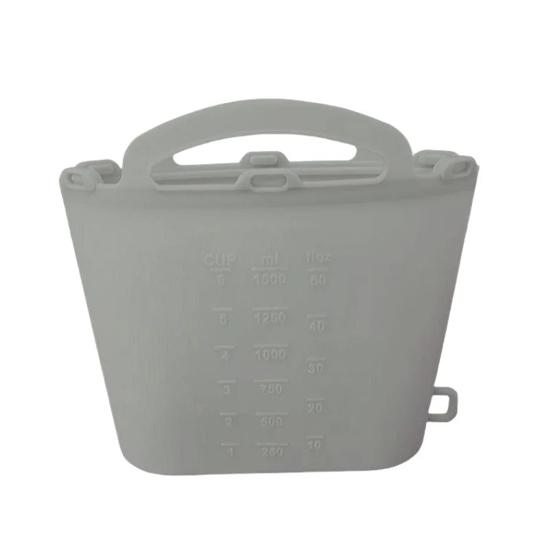 Bolsa Térmica de Silicone 1500ml: Vedação Hermética (Livre de BPA)