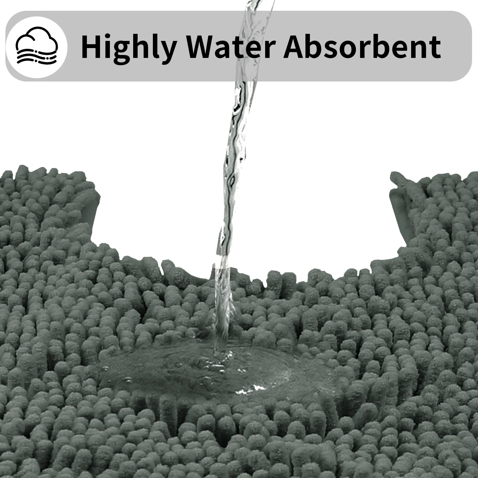 Kit 2 Tapetes Banheiro Microfibra Super Macio (Alta Absorção)