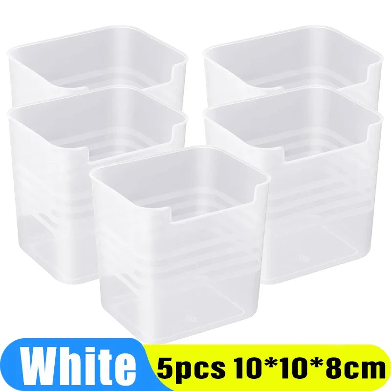 Caixa Organizadora Empilhável de Acrílico para Cozinha
