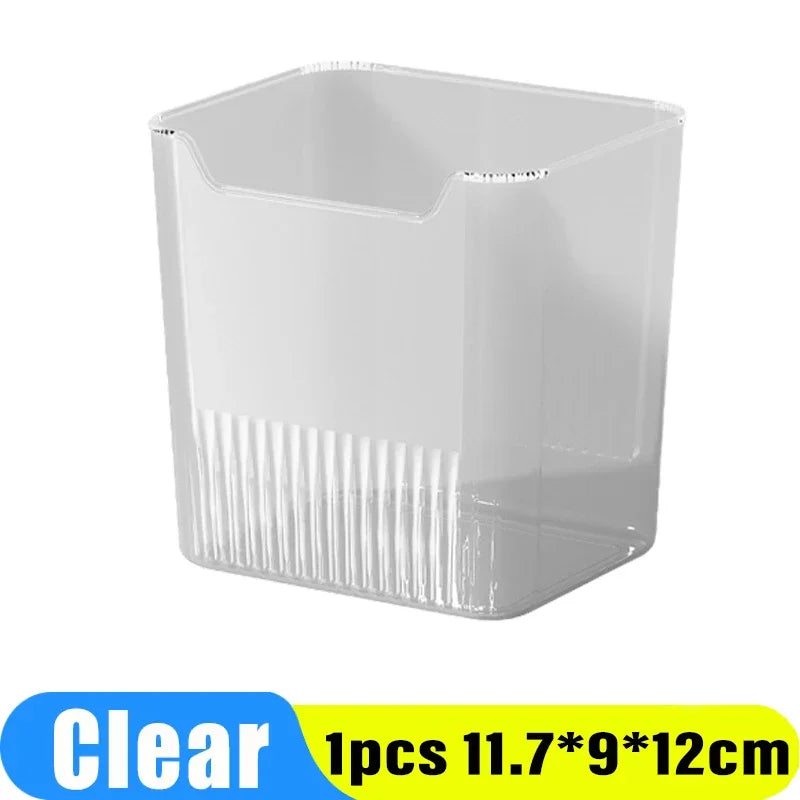 Caixa Organizadora Empilhável de Acrílico para Cozinha