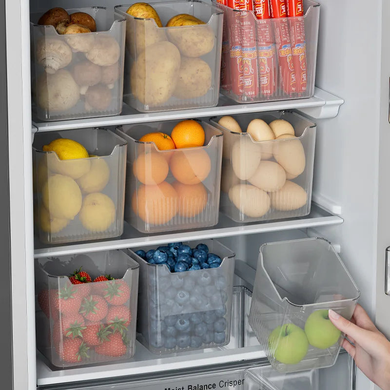 Caixa Organizadora Empilhável de Acrílico para Cozinha