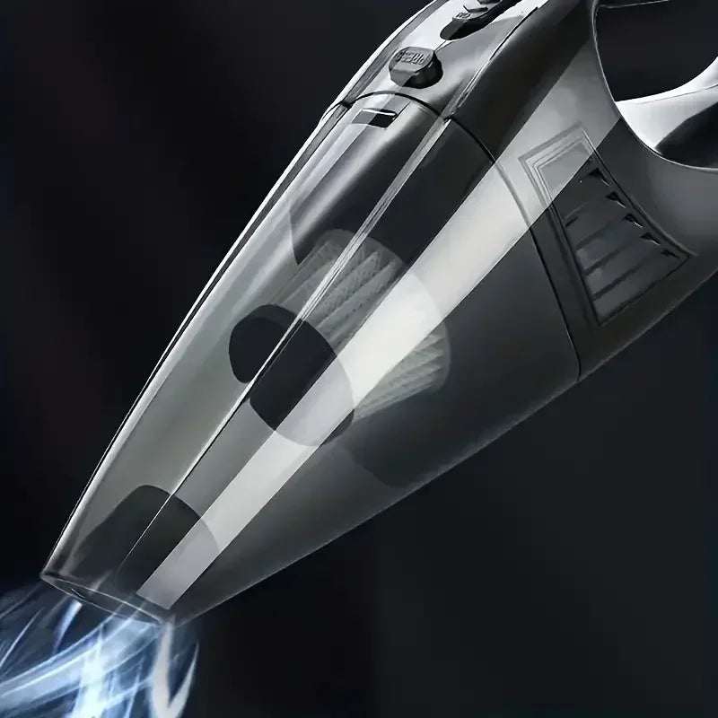 Mini Aspirador de Pó Portátil 12V para Carro com Alta Potência de Sucção