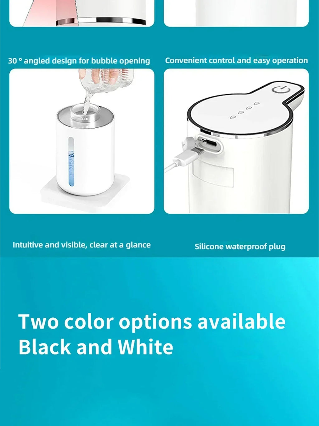 Saboneteira de Espuma ou Líquido com Sensor e Volume de Saída Ajustável