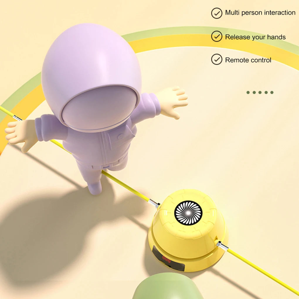 Máquina de Pular Corda Elétrica Automática com Controle Remoto