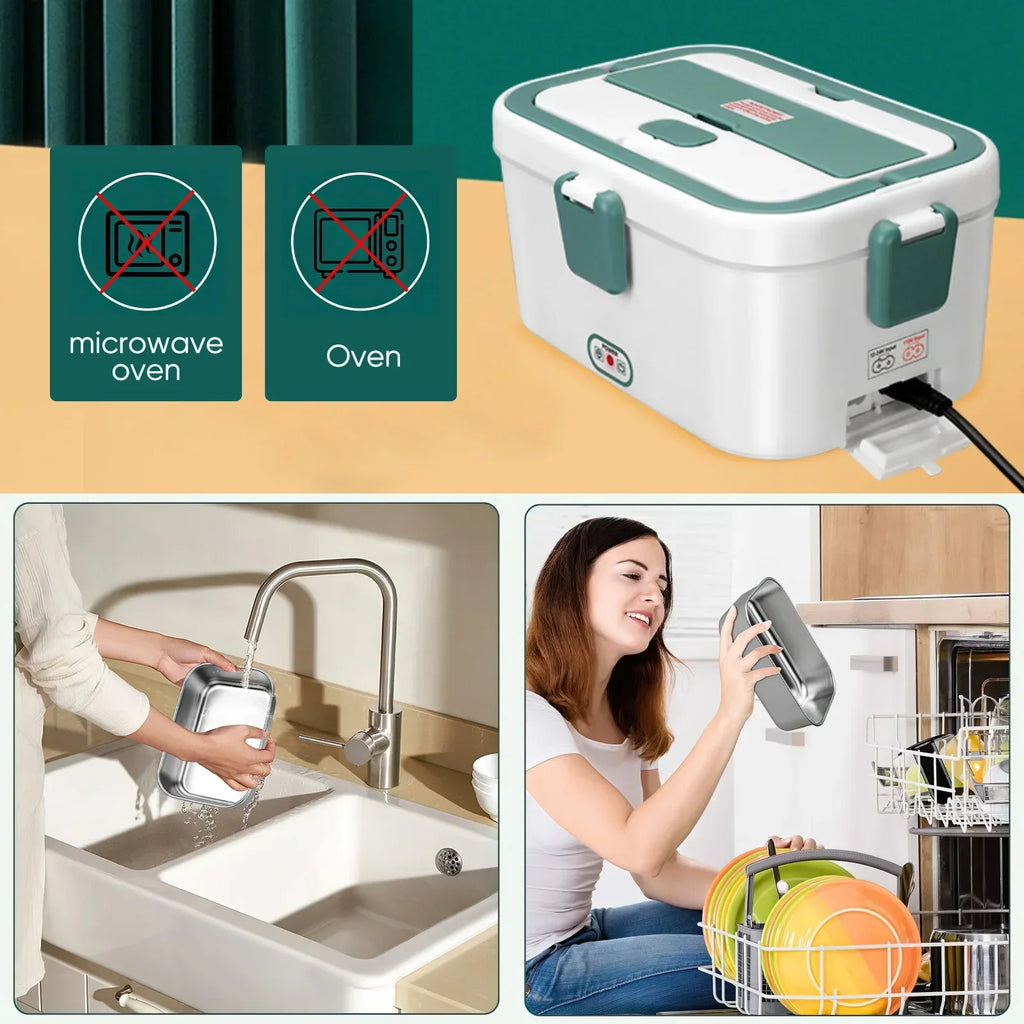 Marmita Elétrica 3 em 1 (1.8L): Aço Inox e Aquecimento Rápido