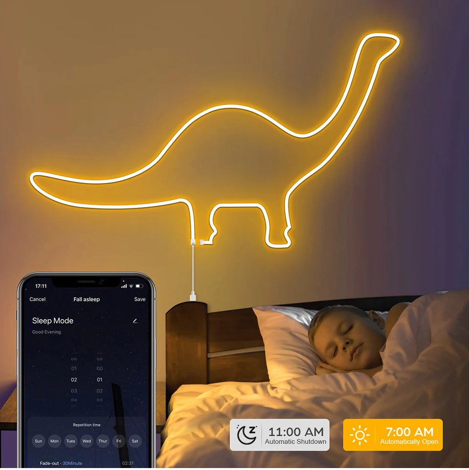 Fita LED COB RGB Wifi Inteligente Tuya/Smart Life (5V USB)