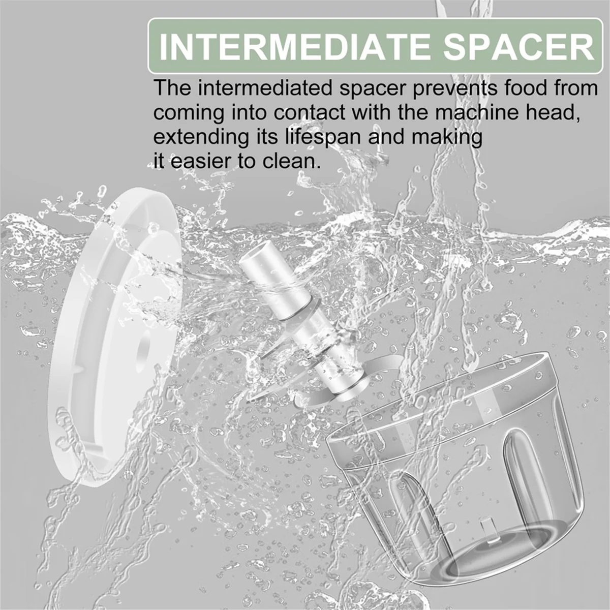 Processador de Alimentos Portátil 400ml: Sem Fio com 6 Lâminas