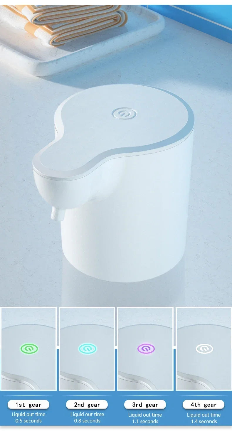 Dispenser Automático 600ml de Espuma ou Álcool com Sensor (Recarregável)