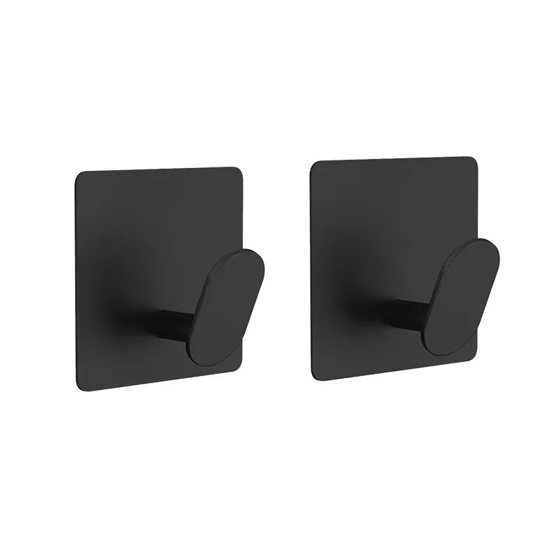 Kit 2/4 Unidades Gancho Adesivo de Parede em Aço Inox 304 (Sem Furos)