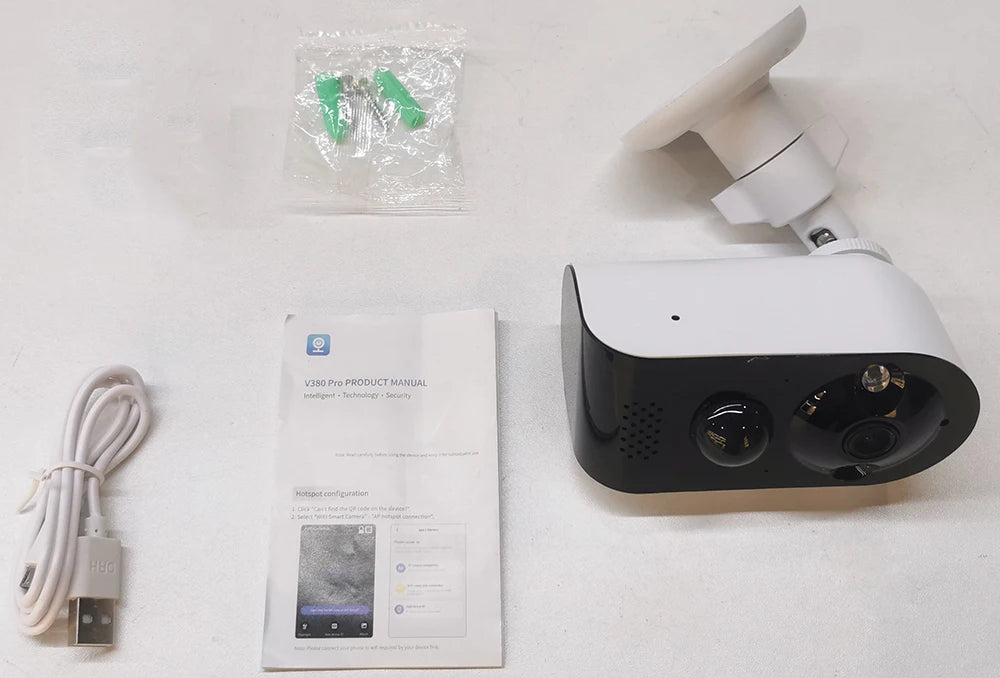 Câmera de Segurança Wifi 5MP Sem Fio com Bateria e Visão Noturna