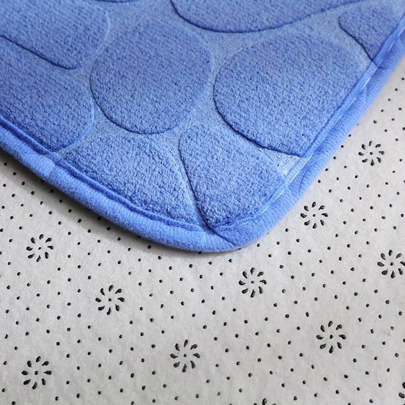 Tapete de Banheiro Super Absorvente Antiderrapante (Lã Coral)