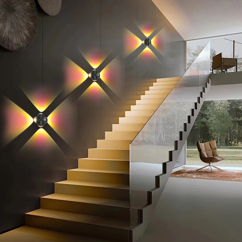 Luminária de Parede Sem Fio com Sensor de Presença (Recarregável USB)