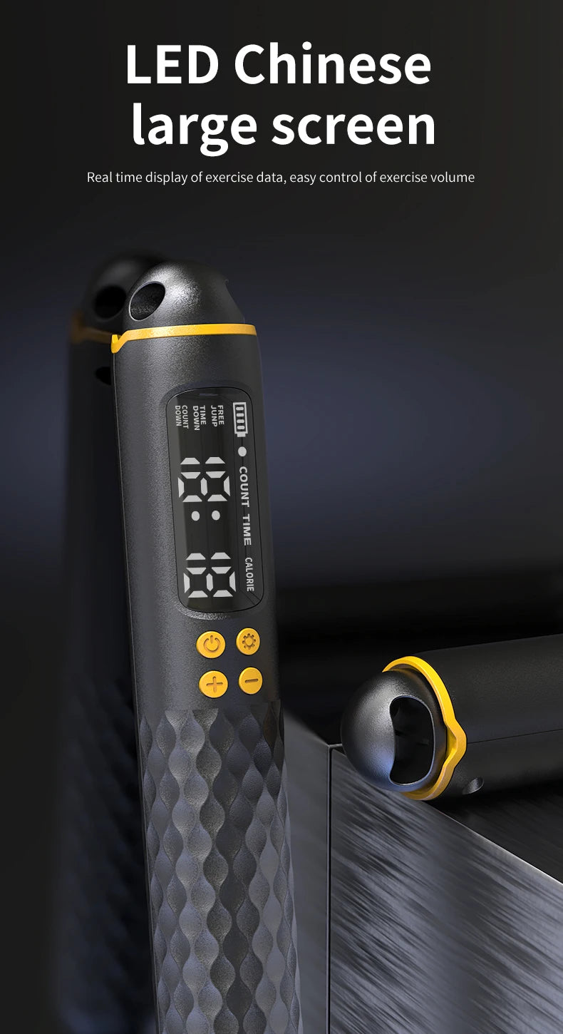 Corda de Pular com Contador Eletrônico e Cálculo de Calorias