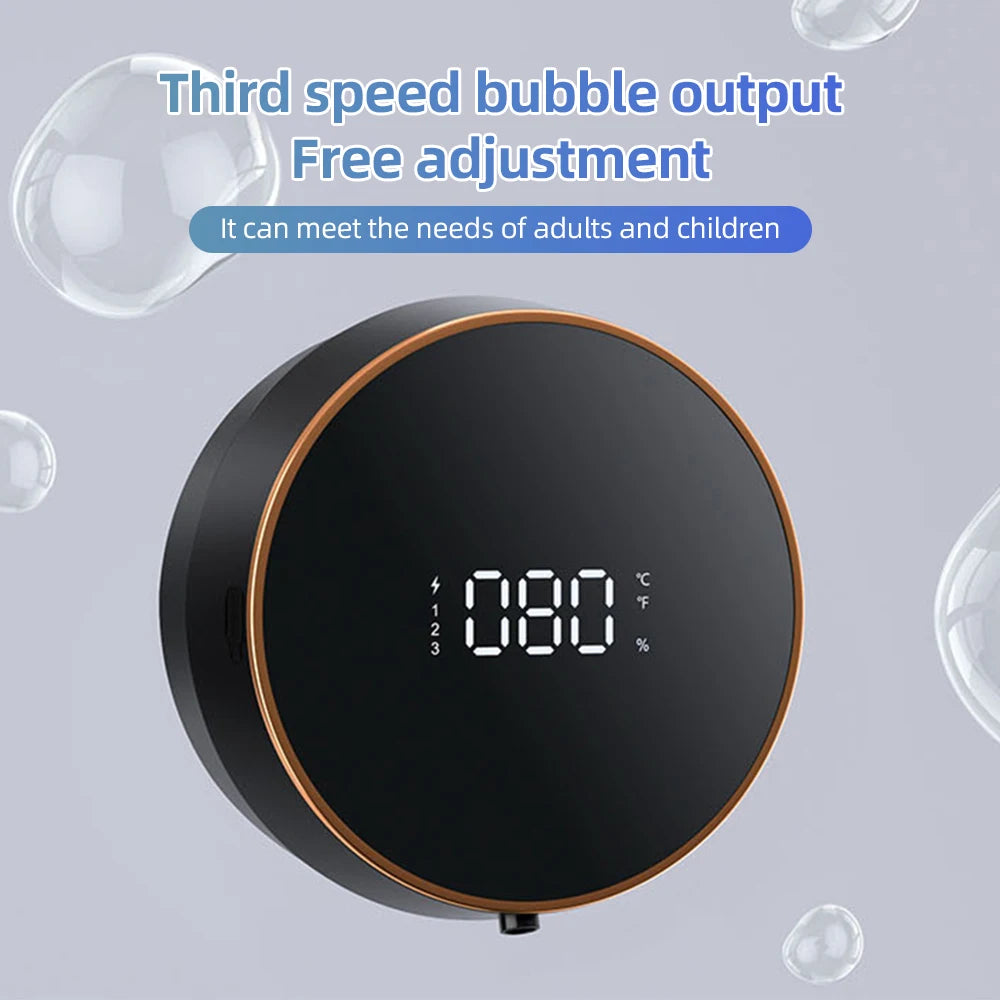 Dispenser Inteligente de Parede com Visor Digital e Sensor Automático