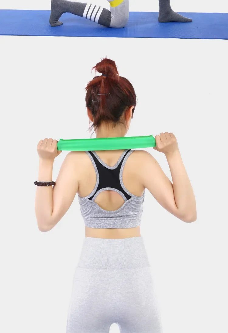 Kit 2 Faixas Elásticas Mini Band para Treino Funcional