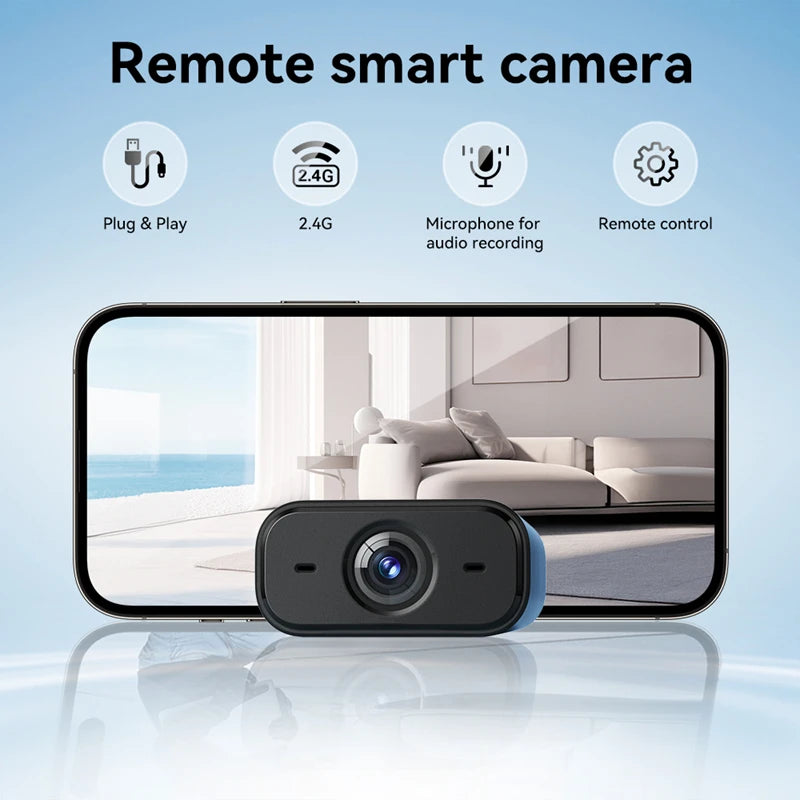 Mini Câmera de Vigilância Xiaomi V720 com Acesso Remoto pelo Celular