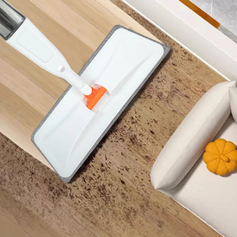 Mop Spray 360°: Limpeza Prática com Borrifador Integrado