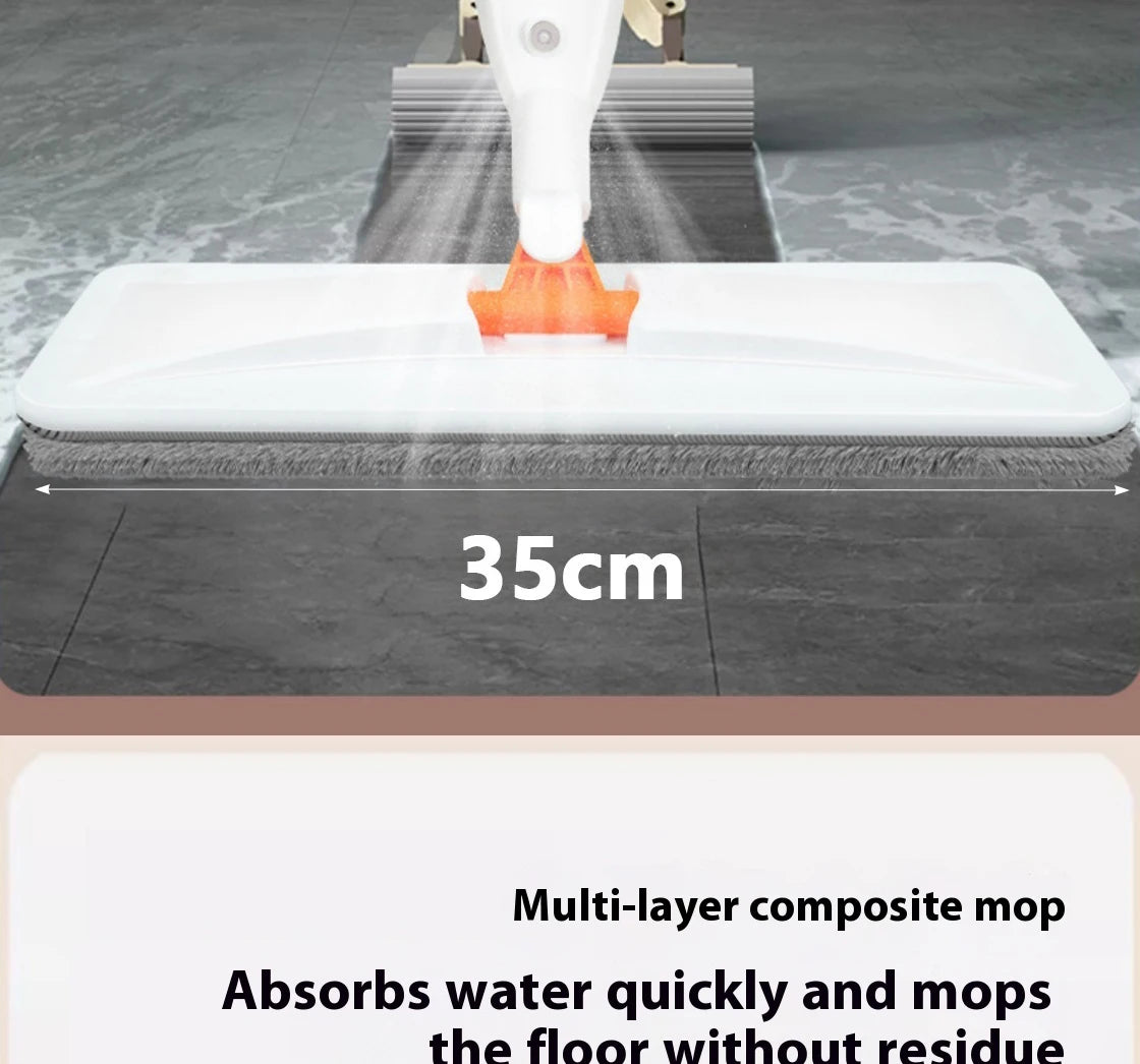 Mop Spray 360°: Limpeza Prática com Borrifador Integrado