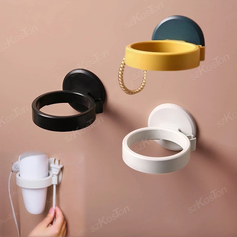 Suporte Moderno para Secador e Chapinha com Cola de Alta Fixação