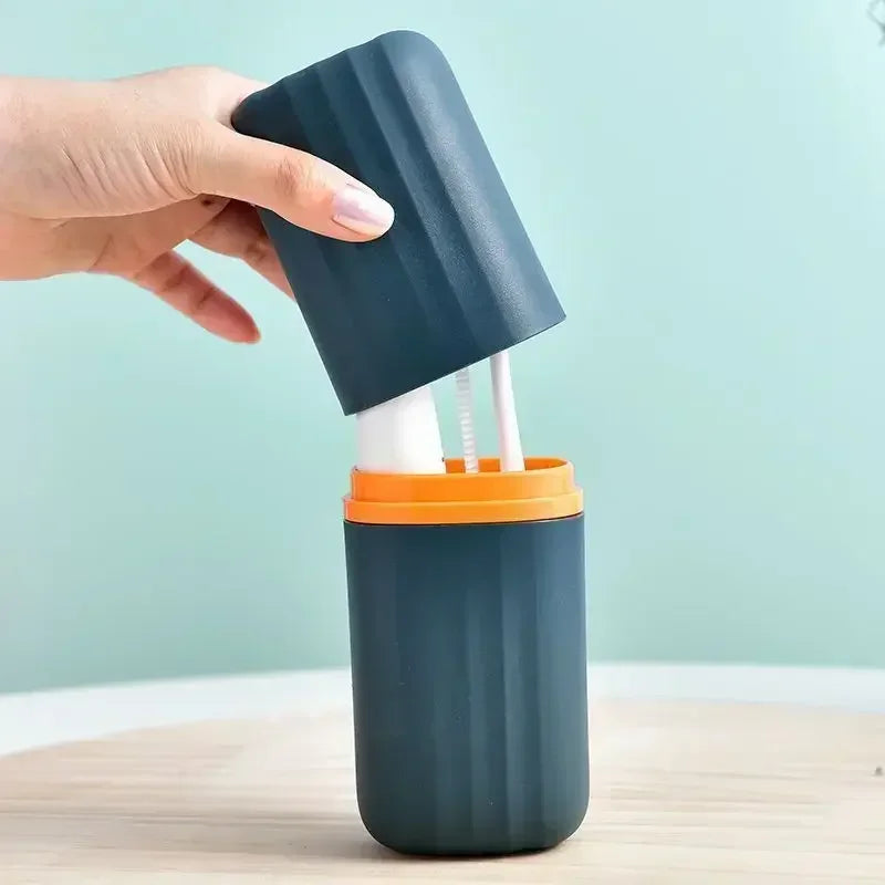 Estojo Porta Escova de Dente Portátil para Viagem e Negócios
