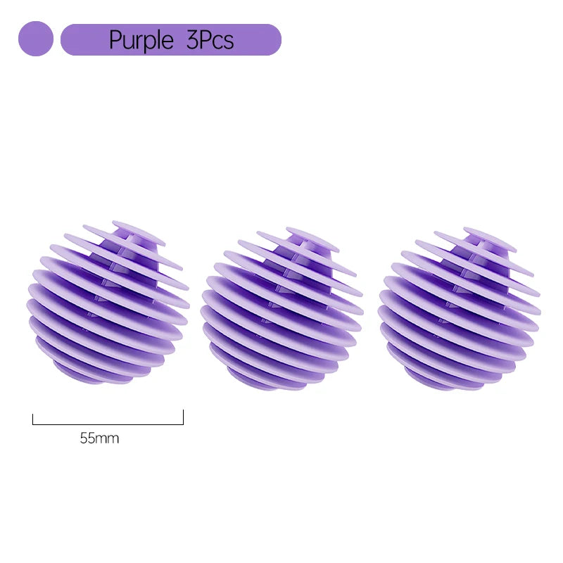 Bola de Lavanderia Silicone Reutilizável (Tira Pelos e Fiapos)