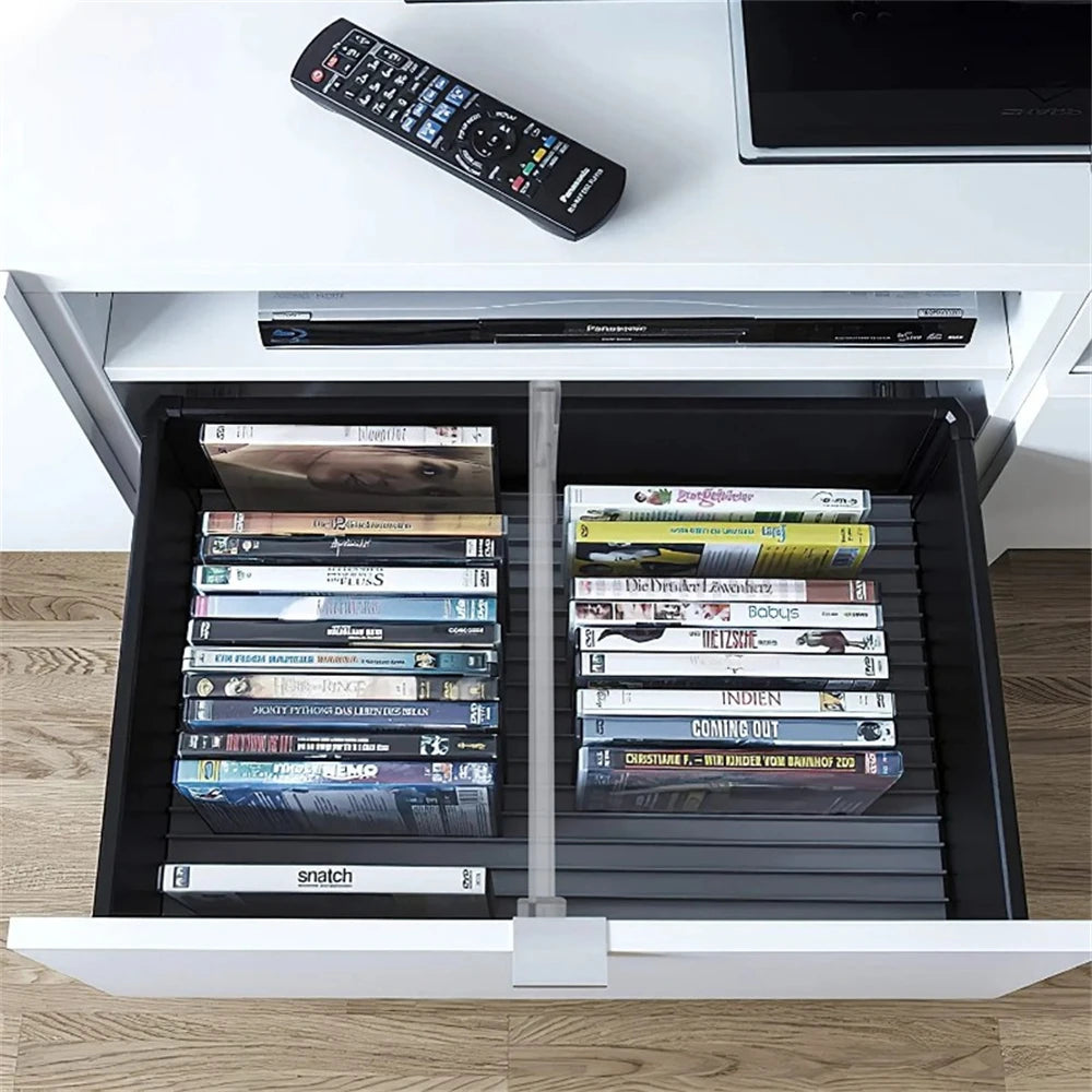 1/4/6 Unidades Divisor de Gaveta Transparente e Ajustável (Acrílico)