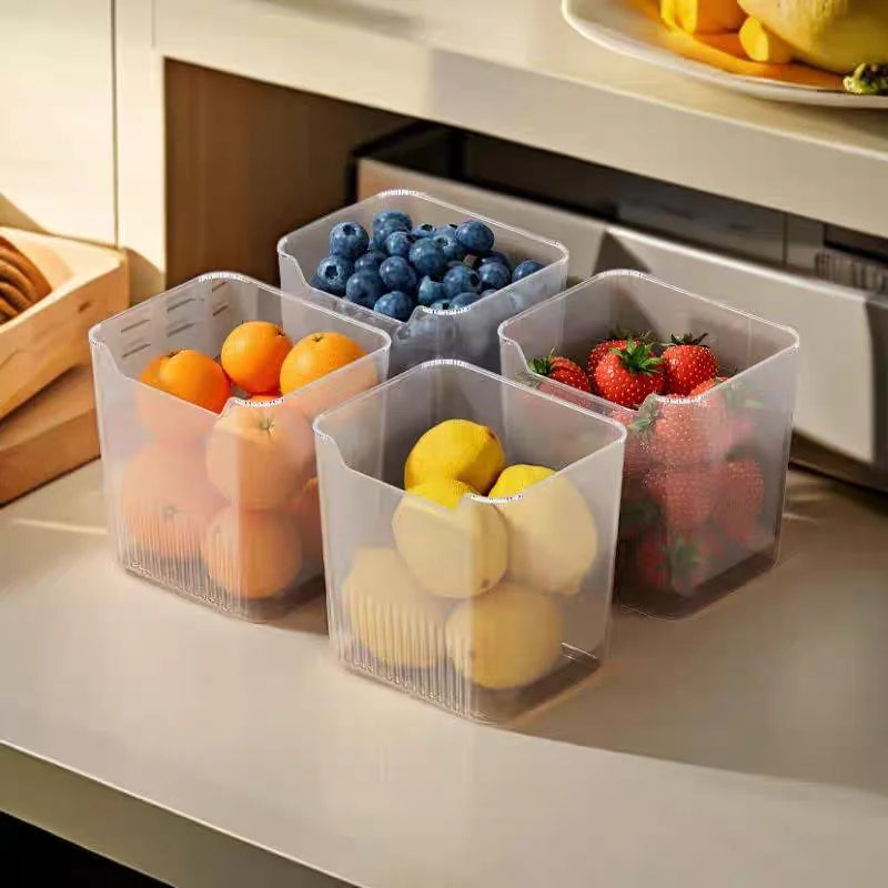 Caixa Organizadora Empilhável de Acrílico para Cozinha