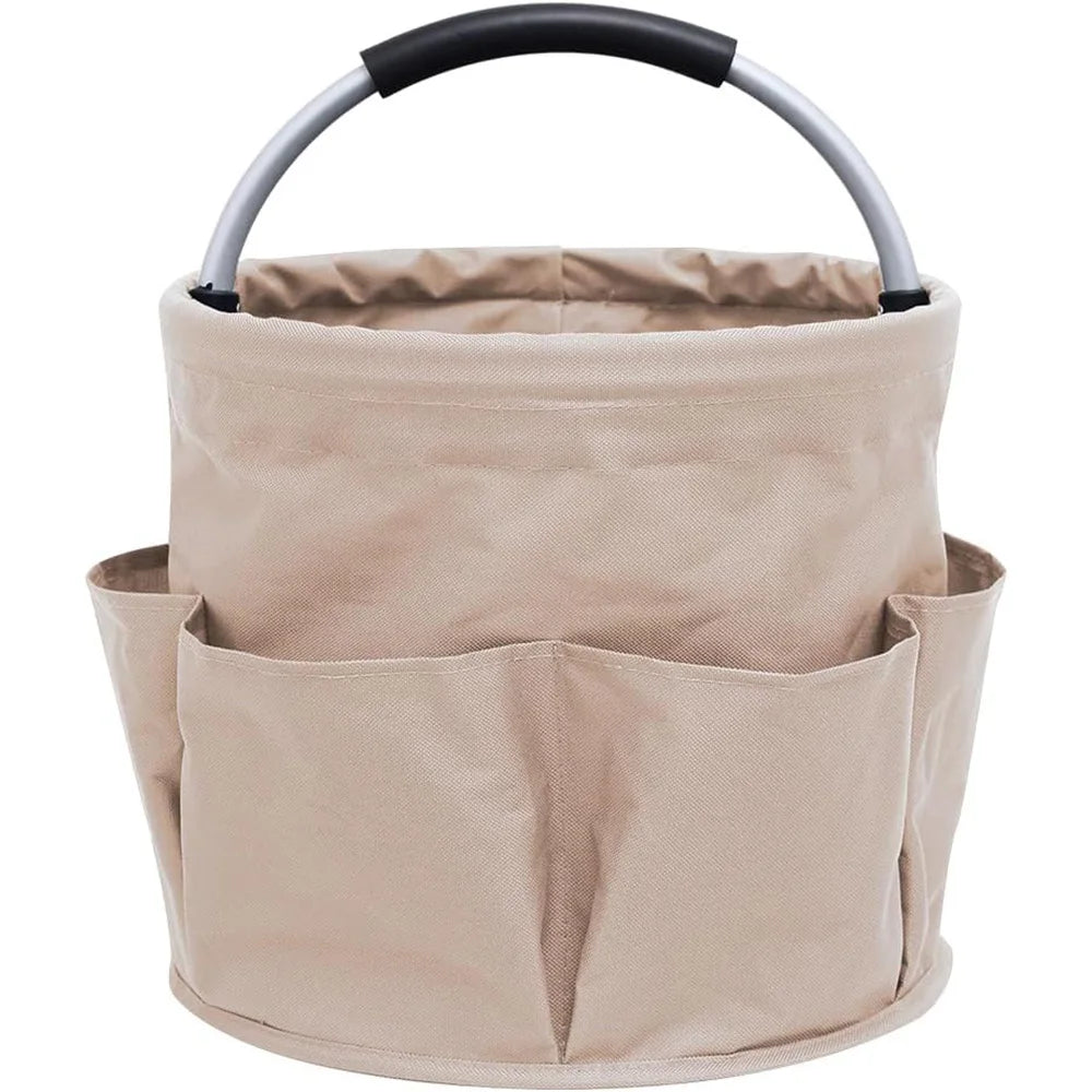 Cesta Dobrável Multiuso de 17L com Alças para Piquenique e Compras