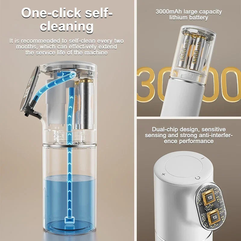 Dispenser Xiaomi Youpin com Tela HD, Relógio e Sensor Automático