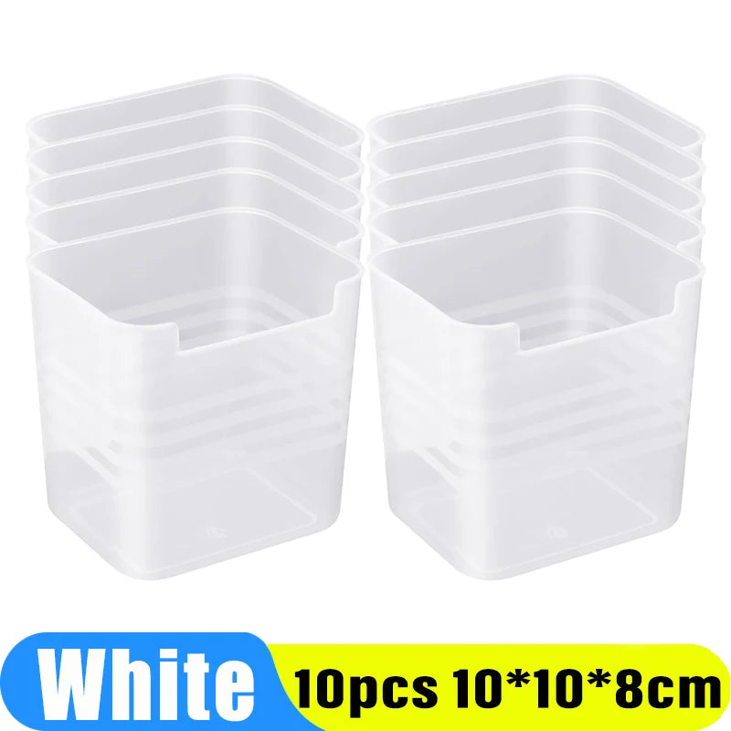 Caixa Organizadora Empilhável de Acrílico para Cozinha