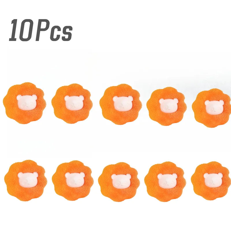 Kit 1/5/10/20/40 Bolas de Lavanderia Removedor de Pelos (Reutilizável)