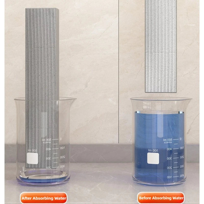 Mini Mop Portátil de Mão com Kit, Auto-Torção - Para Pias e Mesas