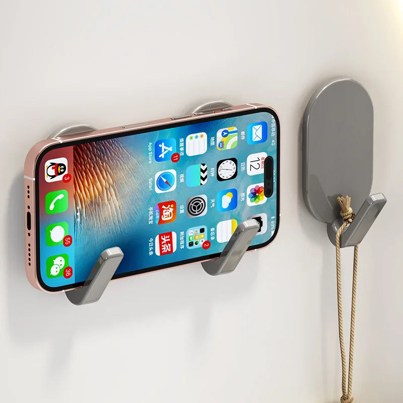 Kit 5/10 Ganchos Adesivos de Alta Resistência Multiuso Sem Furos