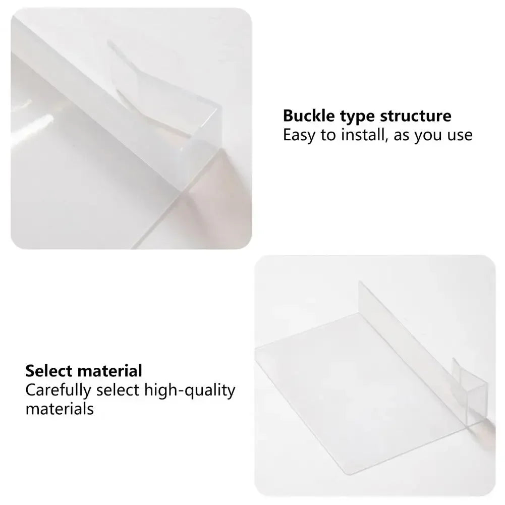 Divisória de Prateleira Ajustável com Encaixe tipo Clipe