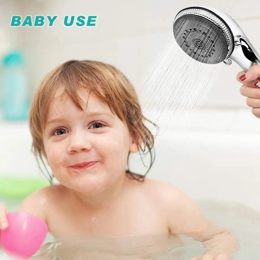 Chuveirinho Ducha 7 Funções Aço Inox (Economiza 50% Água)