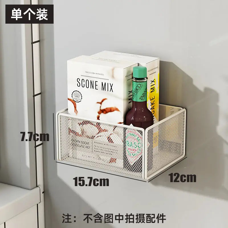 Cesta Organizadora Magnética para Lateral de Geladeira