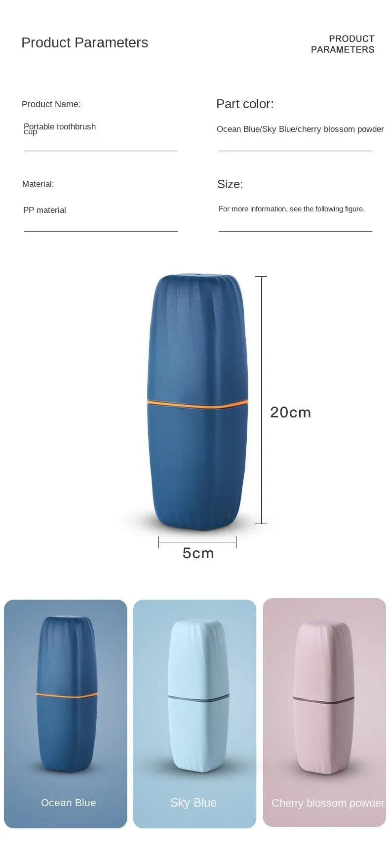 Case Protetor para Escova de Dentes Ideal para Viagens