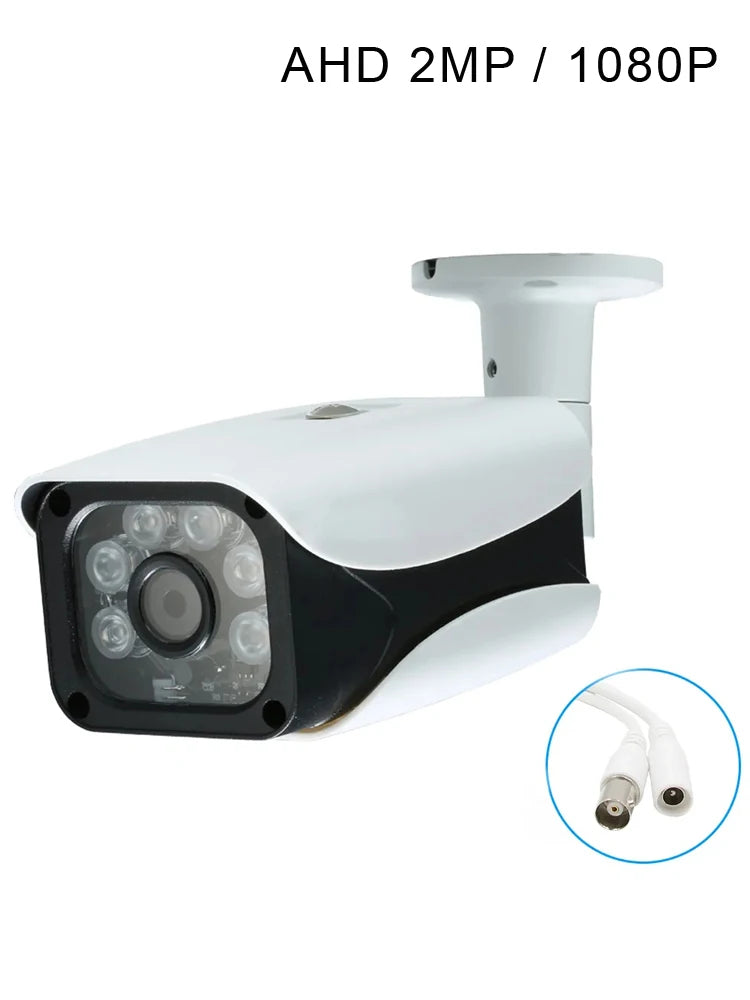 Câmera de Segurança Analógica Externa com Visão Noturna 40m para DVR (4K/1080p)