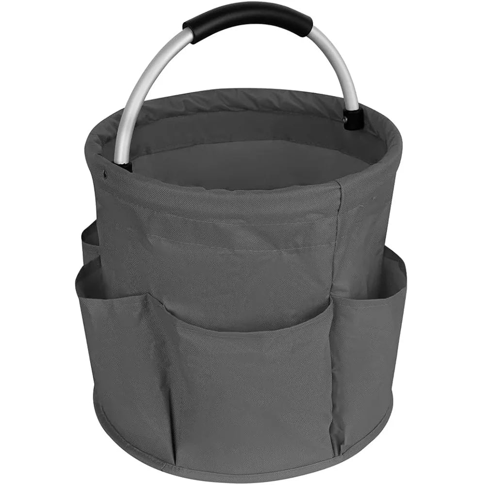 Cesta Dobrável Multiuso de 17L com Alças para Piquenique e Compras